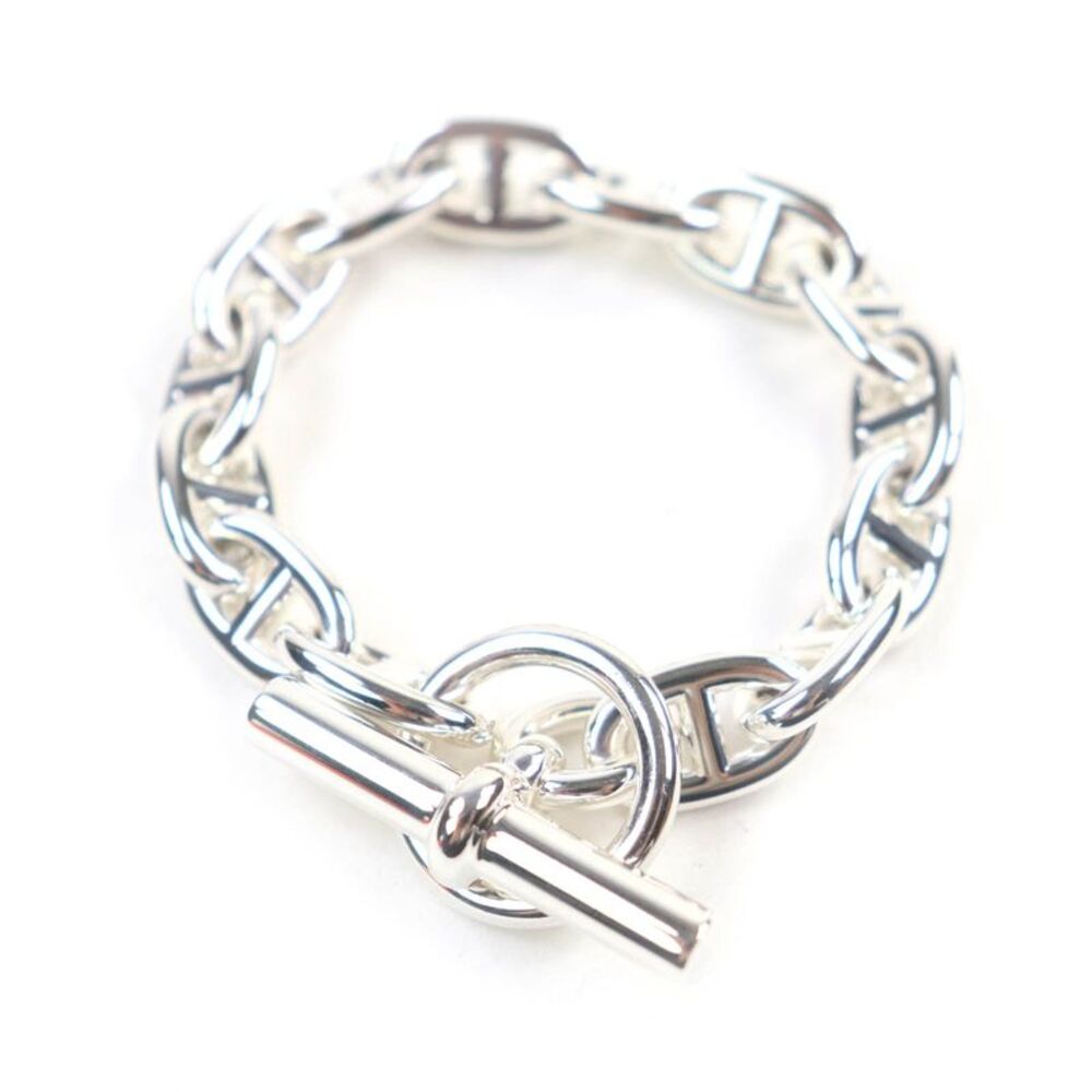 Hermes Chaine d'Ancre Silver Bracelet
